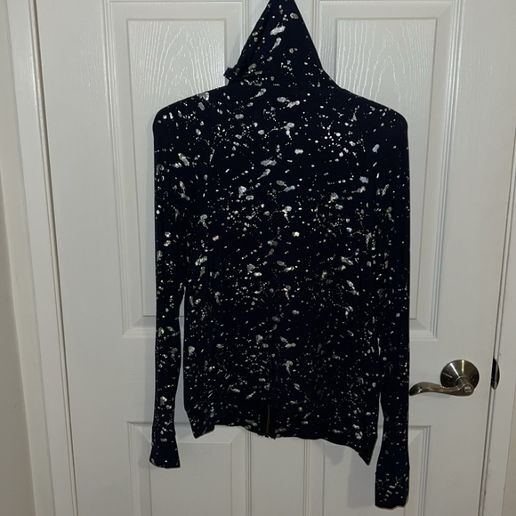 Terez navy zip up silver splatter - Picture 8 of 8